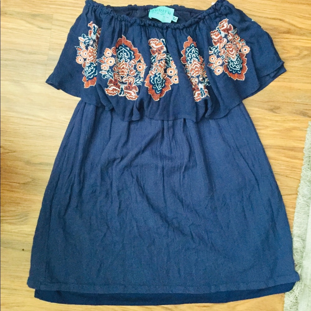 Judith March strapless dress